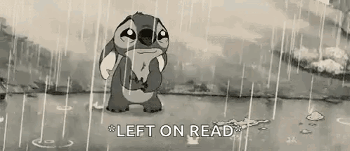 Stitch From Disney 'S Lilo And Stitch Is Crying In The Rain While Holding A Book . GIF