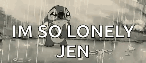 Stitch From Disney 'S Lilo And Stitch Is Standing In The Rain . GIF