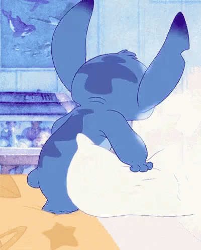 Stitch Hi Spinning Around GIF