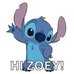 Stitch Holding Stuffed Animal Saying Love You GIF