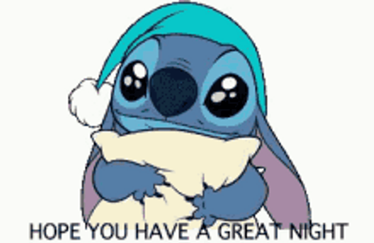 Stitch Hope You Have A Good Night GIF