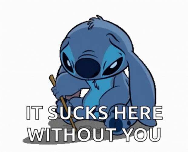 Stitch I Need  You GIF