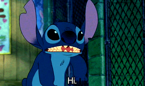 Stitch Love For New Friend GIF