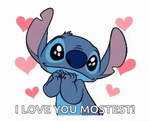 Stitch Love You The Mostest GIF