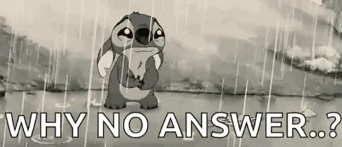 Stitch Standing In Rain GIF