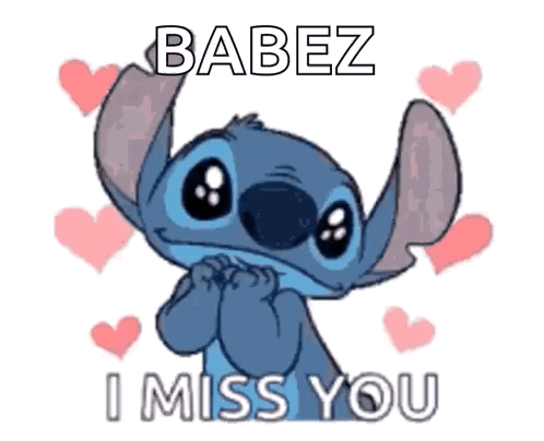 Stitch Surrounded by Hearts Misses Babez