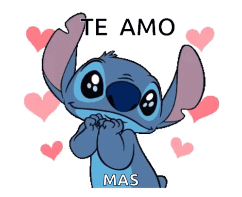 Stitch Te Amo Mas