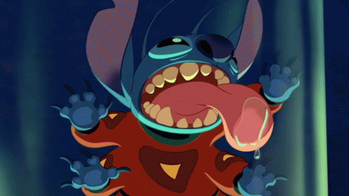 Stitch The Movie Lick GIF
