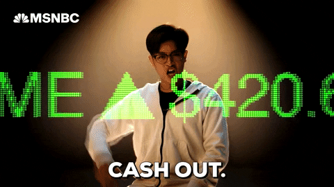 Stock Market Cash Out Invest Money GIF