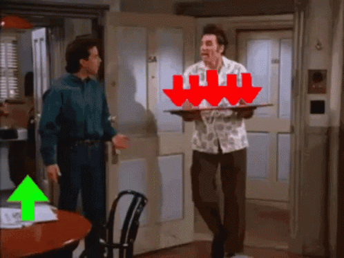 Stock Market Crash Seinfeld Kramer Scene GIF