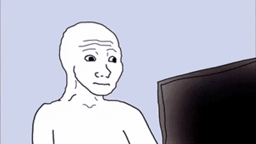 Stock Market Crash Wojack Meme Face GIF