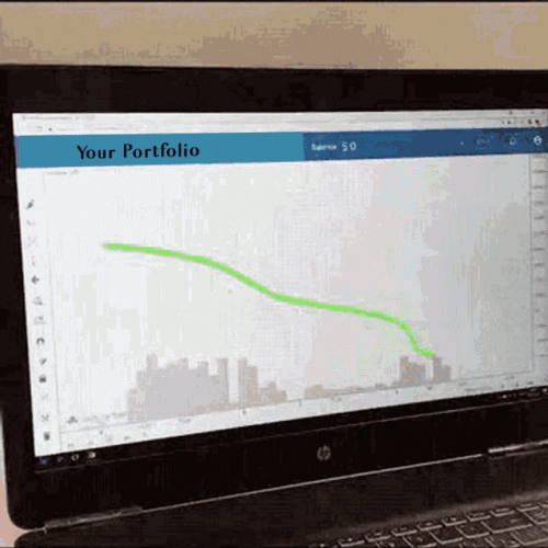 Stock Market Graph Up Funny Screen GIF 