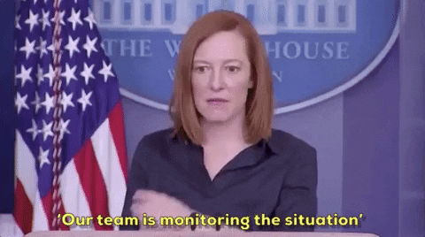 Stock Market Monitor White House GIF