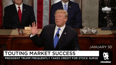 Stock Market Success Donald Trump GIF