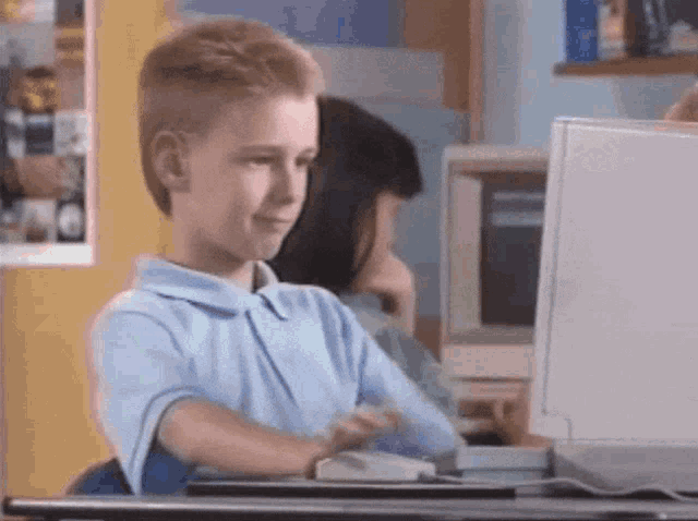 Stocks Short Squeeze Computer Kid Thumbs Up GIF