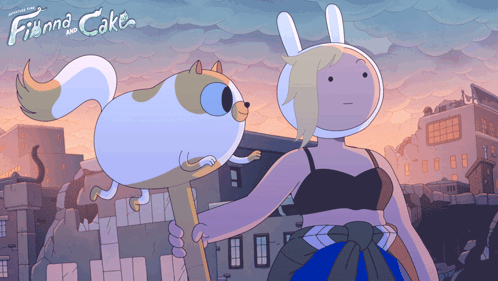 Stomach Growling Fionna Campbell Adventure Time GIF