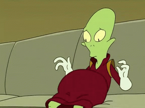 Stomach Growling Futurama Kif Kroker GIF