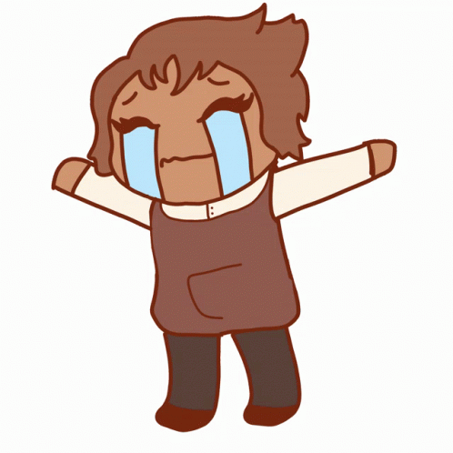 Stomping And Crying Sticker GIF