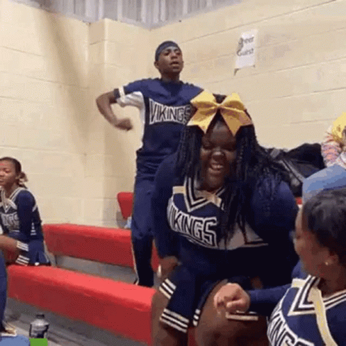 Stomping Cheerleader Dance GIF