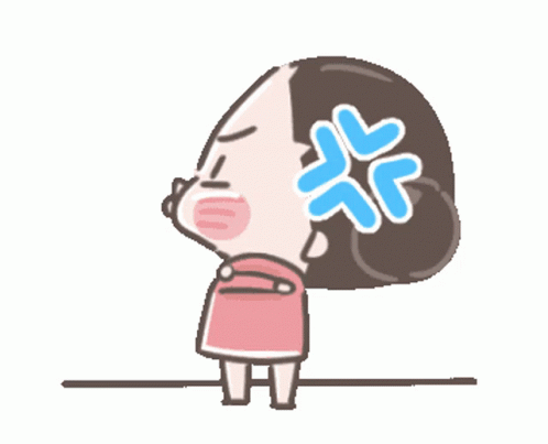 Stomping Cute Mad Girl GIF