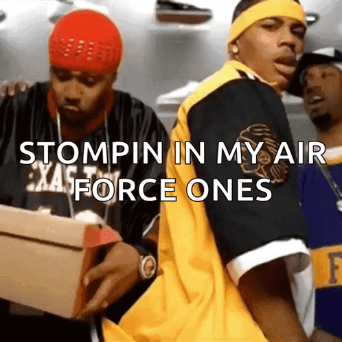 Stomping In My Air Force One Nelly GIF