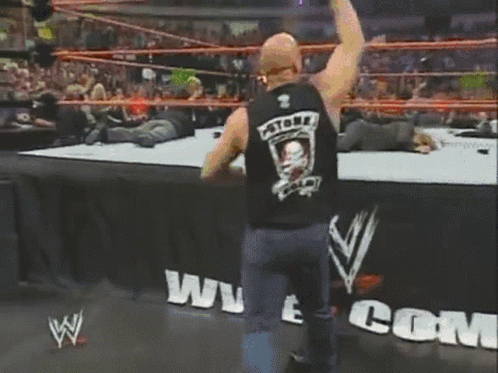 Stone Cold Beer Crowd Cheering GIF