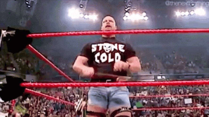 Stone Cold Beer Austin Power Showing Belt GIF