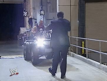 Stone Cold Steve Austin Bumping Vince Mcmahon GIF