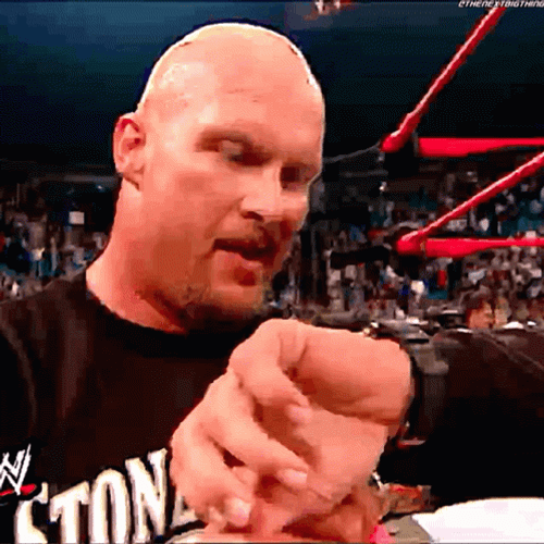 Stone Cold Steve Austin Checking Time GIF