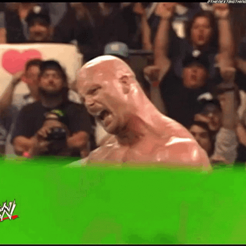 Stone Cold Steve Austin Taunting GIF