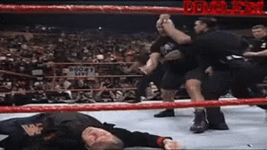 Stone Cold Stunner Vince Mc Mahon Passed Out GIF