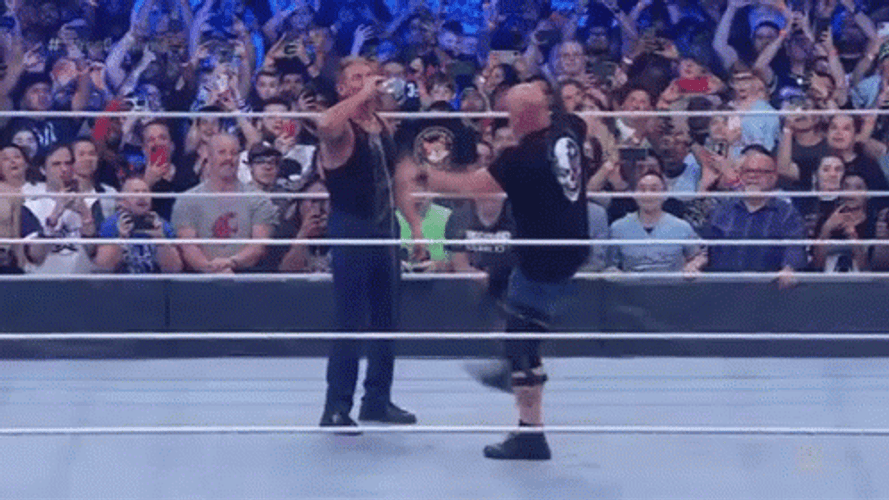 Stone Cold Stunner Wrestlemania 2022 GIF