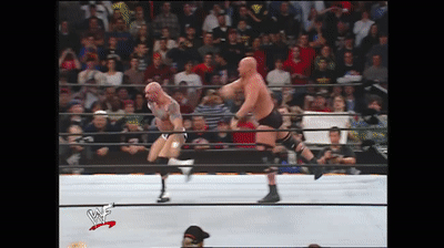 Stone Cold Throwing Wrestling Opponents GIF