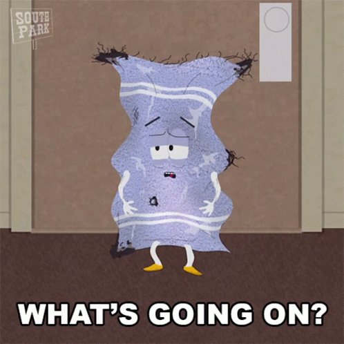 Stoned Towelie Lost And Confused GIF
