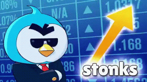 Stonks Brawl Stars Mr P GIF