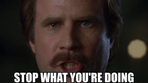 Stop And Listen It's Urgent GIF