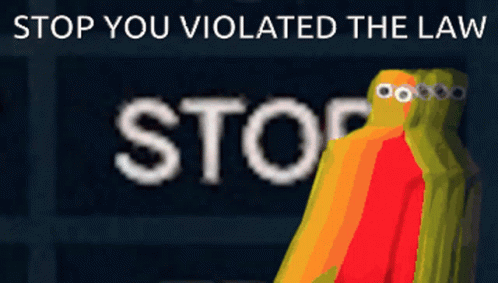 Stop Breaking The Law Gangster Banana Animation GIF