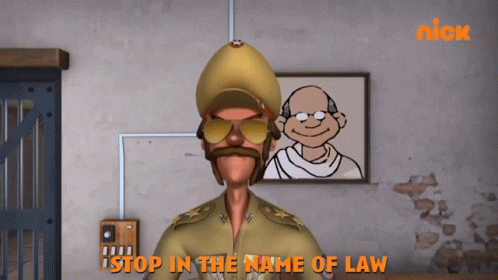 Stop Breaking The Law Inspector Chingum GIF