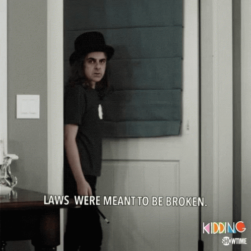 Stop Breaking The Law Mischievous Kid GIF