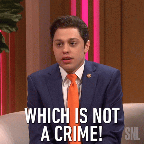 Stop Breaking The Law Pete Davidson GIF