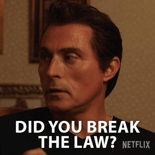 Stop Breaking The Law Roger Salas GIF