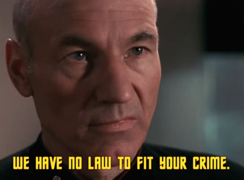 Stop Breaking The Law Star Trek Picard GIF