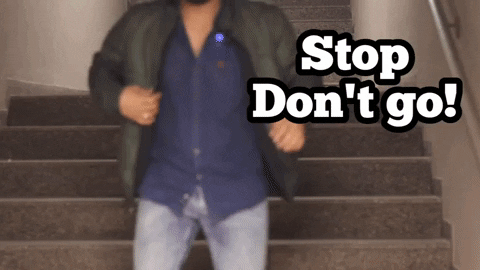 Stop Dont Go Arab Guy Begging GIF