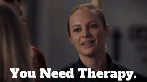 Stop Get Some Help You Need Therapy GIF