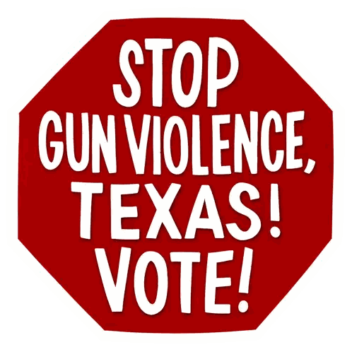 Stop Gun Violence Texas Sign