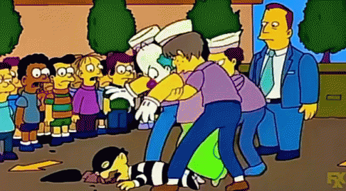 Stop He's Already Dead Krusty Simpsons GIF