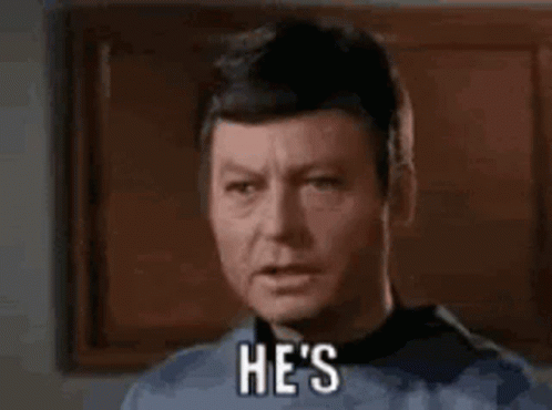 Stop He's Already Dead Leonard Mccoy Startrek GIF