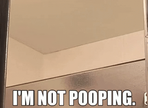 Stop Pooping Jim Povolo GIF