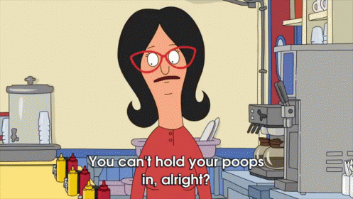 Stop Pooping Linda Belcher GIF