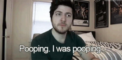 Stop Pooping Olan Rogers GIF